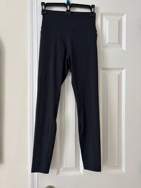 CRZ YOGA Black High-Waist Kids Leggings